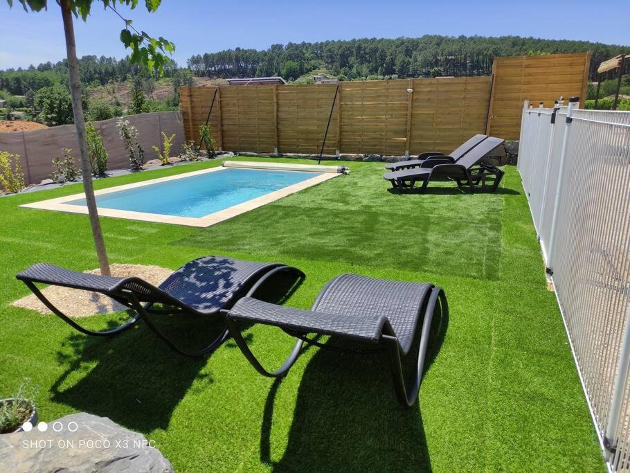En Ardeche, Gite L'Odyssee Climatise Avec Sa Piscine Privee Et Chauffee Joyeuse Extérieur photo