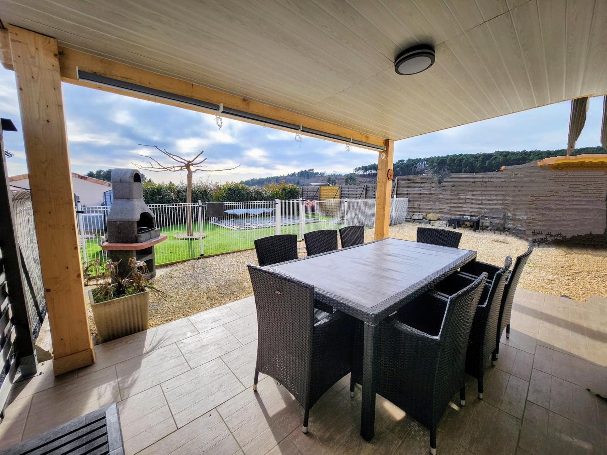 En Ardeche, Gite L'Odyssee Climatise Avec Sa Piscine Privee Et Chauffee Joyeuse Extérieur photo